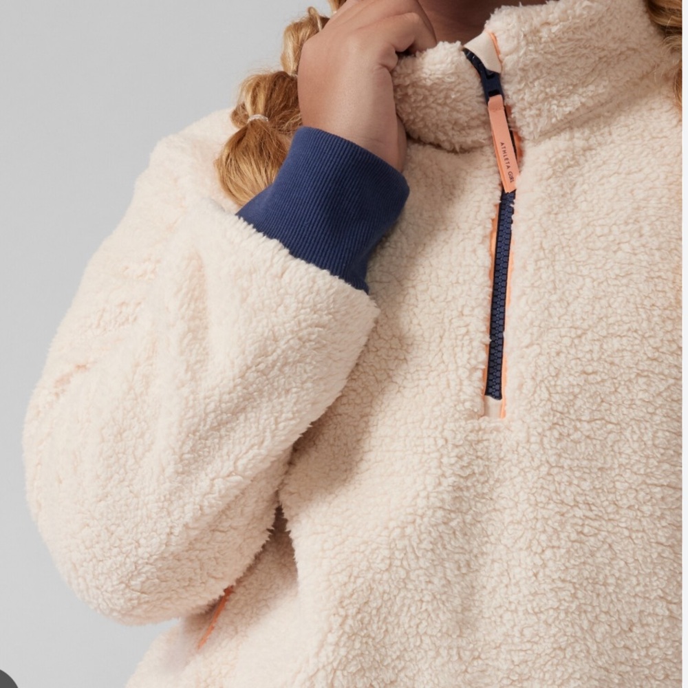 Athleta Girl Sherpa Half Zip